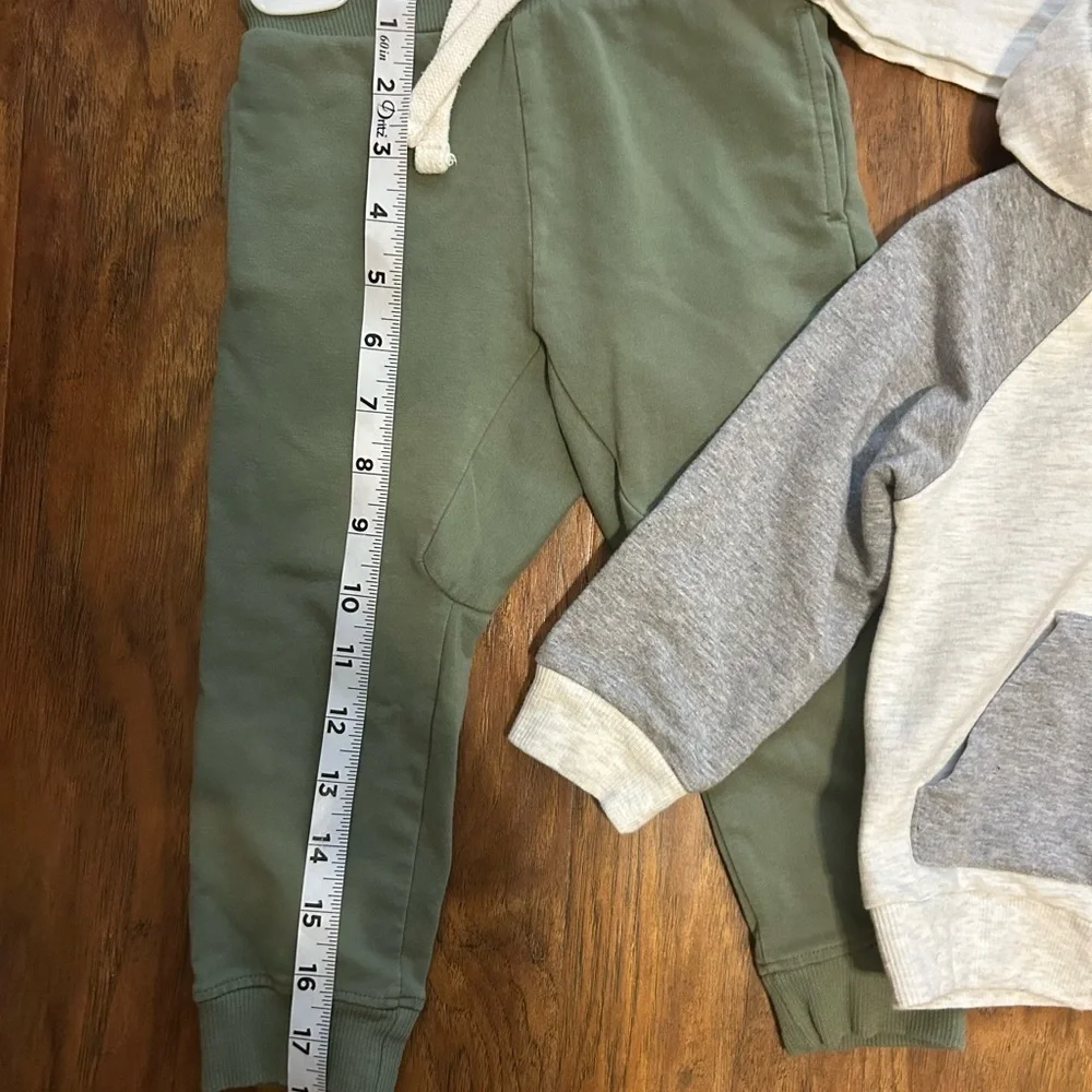 Three Piece Bundle of Kids Clothes Pants Shirt Jacket Hoodie Graphic Tee